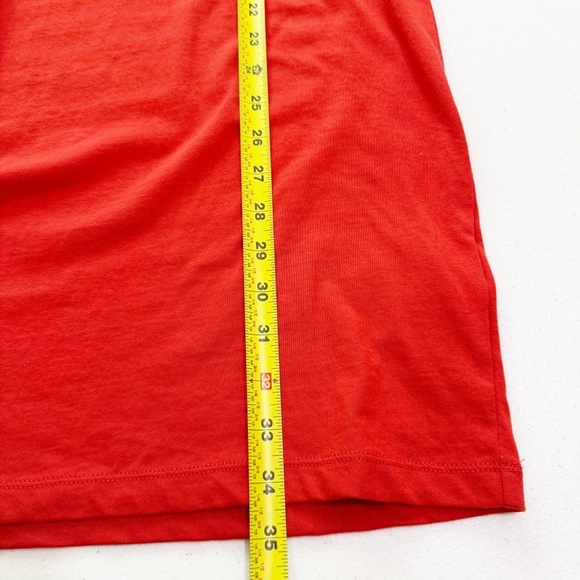 Madewell Tee Dress Orange Red NWT Small - Picture 9 of 10